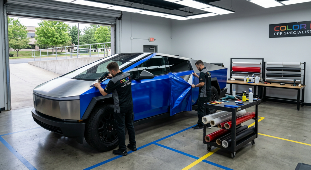 Protect And Customize: Cybertruck Color Paint Protection Film In Mechanicsville Va Mechanicsville, Va &Amp; Richmond, Va | Vn Uzw9Yucxnycbpmurgu Cxdi8Db6